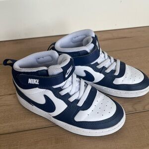 Nike Court Borough 2 High Top Sneakers toddler size 10